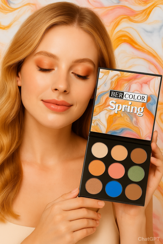 Sezonas tipa acu ēnu palete "Spring"